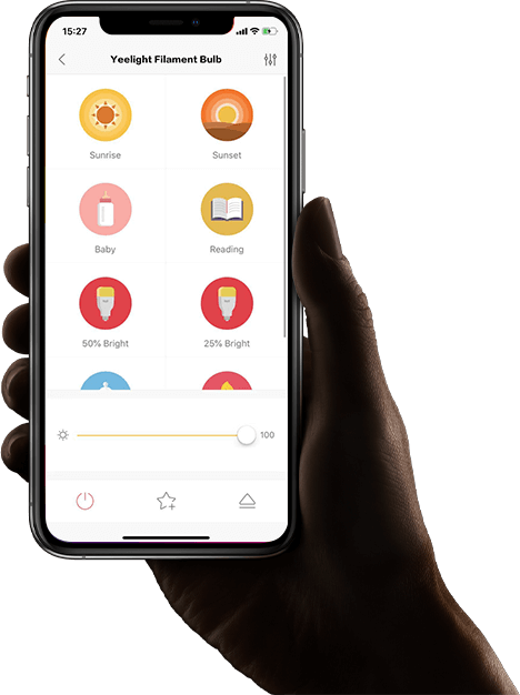 Aplikacja na smartfony yeelight