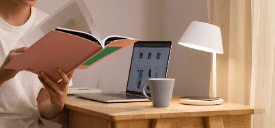 lampka nocna z funkcją ładowania indukcyjnego